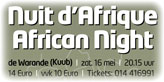 African Night, 16 mei, Turnhout